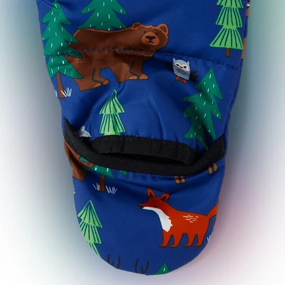 🆕 The Children's Place hooded Blue animal print Snowsuit 12-18 Months K4 - Picture 6 of 6